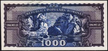 Румыния 1000 лей 1950г. P.87 UNC - Румыния 1000 лей 1950г. P.87 UNC