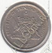 16-178 Тринидад и Тобаго 10 центов 1977г. КМ # 31 медно-никелевая 1,4гр. 16,2мм - 16-178 Тринидад и Тобаго 10 центов 1977г. КМ # 31 медно-никелевая 1,4гр. 16,2мм