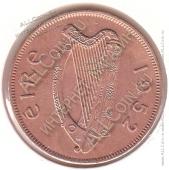  4-21 Ирландия 1 пенни 1952г. КМ#11  -  4-21 Ирландия 1 пенни 1952г. КМ#11 