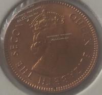 23-61  Маврикий 1 цент 1975г. Бронза.UNC