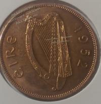 16-14 Ирландия 1 пенни 1952г. Бронза.