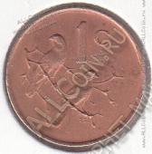 19-76 Южная Африка 1 цент 1967г. КМ # 65.1 бронза 3,0гр. 19мм - 19-76 Южная Африка 1 цент 1967г. КМ # 65.1 бронза 3,0гр. 19мм