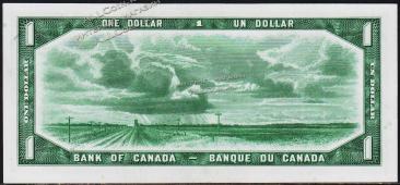 Канада 1 доллар 1954г. P.74a - UNC - Канада 1 доллар 1954г. P.74a - UNC