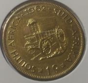 16-17 Южная Африка 1 цент 1962г. - 16-17 Южная Африка 1 цент 1962г.
