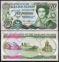Фолклендские острова 10 фунтов 2011г. P.NEW - UNC
