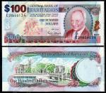 Барбадос 100 долларов 2007г. P.71a - UNC