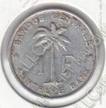 34-11 Руанда-Урунди 1 франк 1959г. КМ # 4 алюминий 1,4гр.