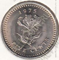 9-55 Родезия  5 центов 1975г. КМ# 13 UNC медно-никелевая 