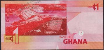 Гана 1 седи 2015г. P.37е - UNC - Гана 1 седи 2015г. P.37е - UNC