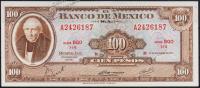 Мексика 100 песо 29.12.1972г. Р.61h - UNC "BQO"