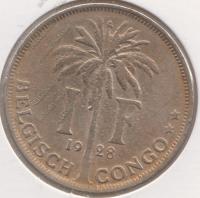 33-91 Бельгийское Конго 1 франк 1928г.