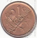 19-70 Южная Африка 1 цент 1983г. КМ # 82 бронза 3,0гр. 19мм