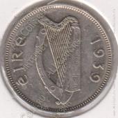 1-99 Ирландия 6 пенсов 1939г. KM# 13 никель 4,54гр 20,8мм - 1-99 Ирландия 6 пенсов 1939г. KM# 13 никель 4,54гр 20,8мм