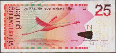 Нидерландские Антиллы 25 гульденов 2006г. P.29d - UNC - Нидерландские Антиллы 25 гульденов 2006г. P.29d - UNC
