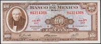 Мексика 100 песо 29.12.1972г. Р.61h - АUNC "BTI"