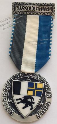 #243 Швейцария спорт Медаль Знаки. Награда Граубюден.