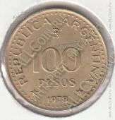 24-63 Аргентина 100 песо 1978г. КМ # 85 алюминий-бронза 7,9гр. 27,3мм - 24-63 Аргентина 100 песо 1978г. КМ # 85 алюминий-бронза 7,9гр. 27,3мм