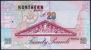 Ирландия Северная 20 фунтов 1999г. P.199в - UNC - Ирландия Северная 20 фунтов 1999г. P.199в - UNC