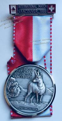 #075 Швейцария спорт Медаль Знаки