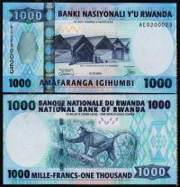 Руанда 1000 франков 2004г. P.31a - UNC