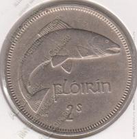 1-103 Ирландия 1 флорин 1959г. KM# 15а медно-никелевая 11,31гр 28,5мм