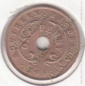 9-154 Южная Родезия 1 пенни 1951г. КМ #25 бронза - 9-154 Южная Родезия 1 пенни 1951г. КМ #25 бронза