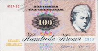 Банкнота Дания 100 крон 1972 (1986 года.) P.51о(D2-1) - UNC