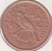 33-151 Новая Зеландия 1 пенни 1950г. Бронза - 33-151 Новая Зеландия 1 пенни 1950г. Бронза