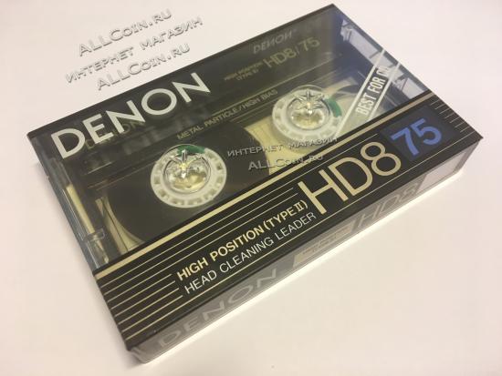 Аудио Кассета DENON HD8 75 TYPE II 1987 год. / Япония / Новая. Запечатанная. Из Блока.