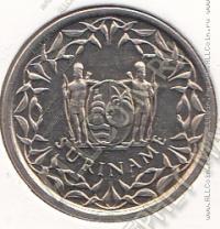 22-154 Суринам 25 центов 1989г. КМ # 14а UNC сталь покрытая никелем 3,5гр. 20мм