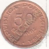 33-4 Ангола 50 сентаво 1958г. КМ # 75 бронза 4,0гр. 20мм - 33-4 Ангола 50 сентаво 1958г. КМ # 75 бронза 4,0гр. 20мм