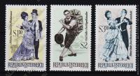 Австрия 3 марки п/с 1970г. №1167-69**
