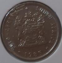 Н1-54 Южная Африка 5 центов 1985г. Медь Никель.