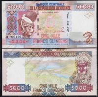 Гвинея 5.000 франков 2006г. P.41 UNC