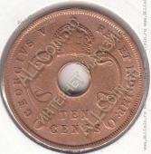 19-62 Восточная Африка 10 центов 1922г. КМ # 19 бронза 11,14гр.  - 19-62 Восточная Африка 10 центов 1922г. КМ # 19 бронза 11,14гр. 