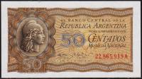 Аргентина 50 центаво 1950г. P.259a - UNC
