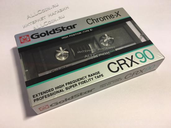 Аудио Кассета GOLDSTAR CRX 90 TYPE II 1988 год. / Южная Корея / Новая. Запечатанная. Из Блока.