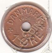 9-158 Дания 1 эре 1934г. КМ # 826.2 N бронза 1,9гр - 9-158 Дания 1 эре 1934г. КМ # 826.2 N бронза 1,9гр