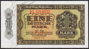 Банкнота ГДР (Германия) 1 марка 1948 года. P.9в - UNC  - Банкнота ГДР (Германия) 1 марка 1948 года. P.9в - UNC 
