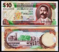 Барбадос 10 долларов 2007(09)г. P.68в - UNC