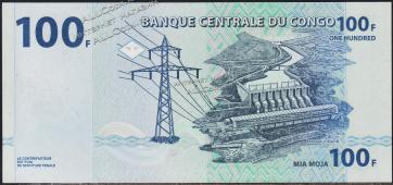 Конго 100 франков 2007г. Р.98А - UNC - Конго 100 франков 2007г. Р.98А - UNC