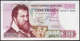 Бельгия 100 франков 16.11.1971г. Р.134в - UNC - Бельгия 100 франков 16.11.1971г. Р.134в - UNC