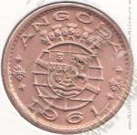 33-8 Ангола 50 сентаво 1961г. КМ # 75 бронза 4,0гр. 20мм