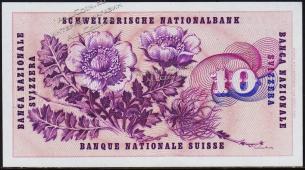 Швейцария 10 франков 1971г. P.45q(42) - UNC - Швейцария 10 франков 1971г. P.45q(42) - UNC