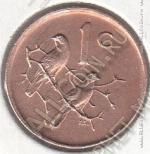 21-115 Южная Африка 1 цент 1976г. КМ # 91 бронза 3,0гр. 19мм
