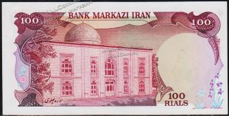 Банкнота Иран 100 риалов 1974-79 года. Р.102в - UNC - Банкнота Иран 100 риалов 1974-79 года. Р.102в - UNC