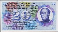 Швейцария 20 франков 1972г. P.46t(45) - UNC
