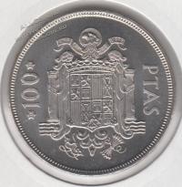  Испания 100 песет 1975(76г.) КМ#810 UNC медь-никель 17,10гр. 34,2мм. (арт157)