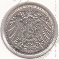 10-11 Германия 5 пфеннигов 1913г. КМ # 11 F медно-никелевая 2,5гр. 18мм