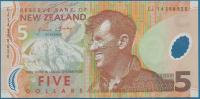 Новая Зеландия 5 долларов 2014г. P.NEW - UNC